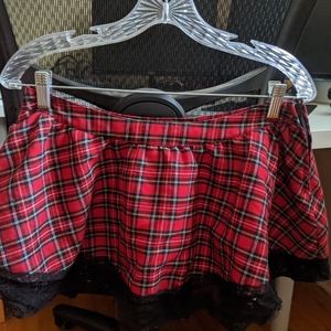 Lip service schoolgirl skirt